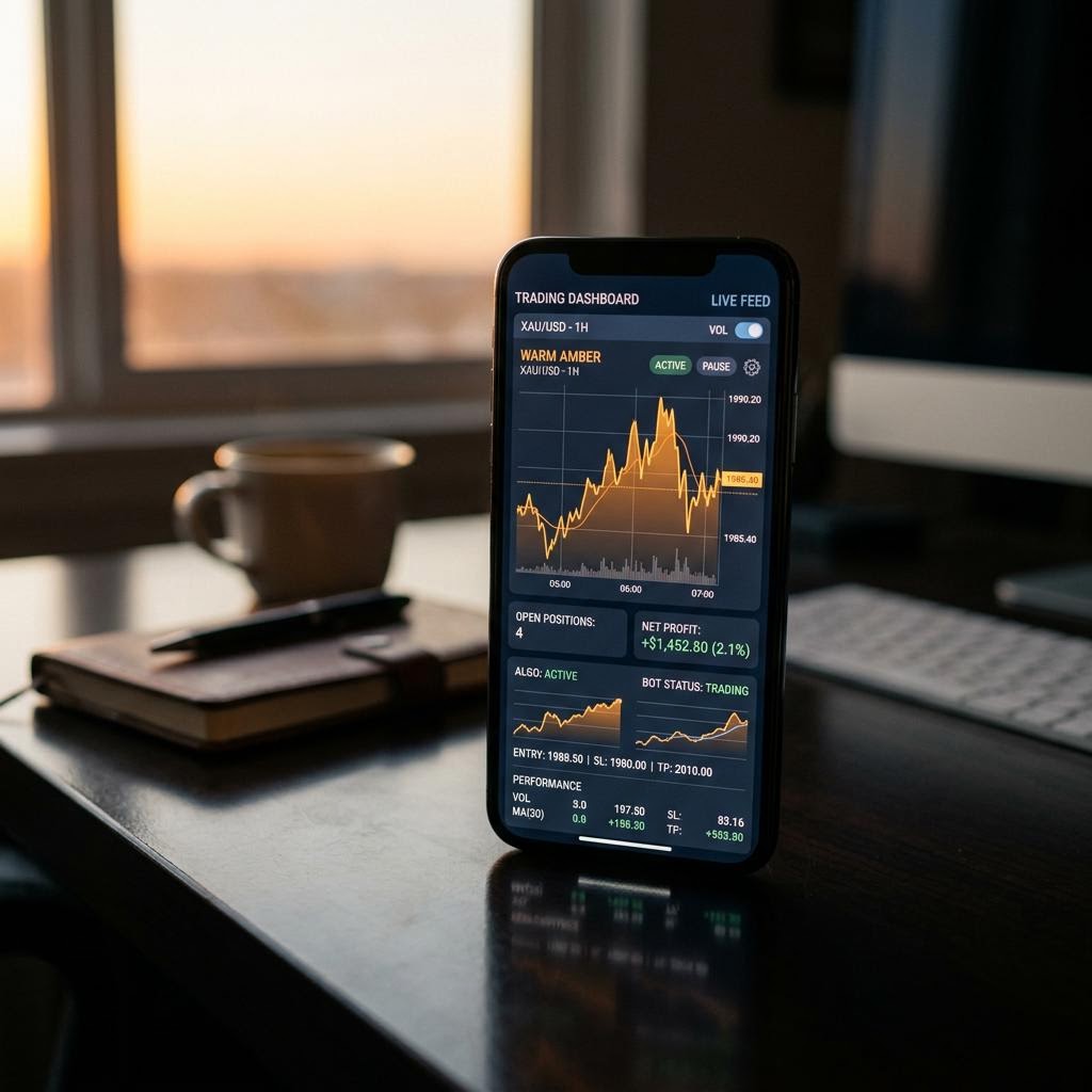 Nullypto AI crypto trading platform mobile terminal